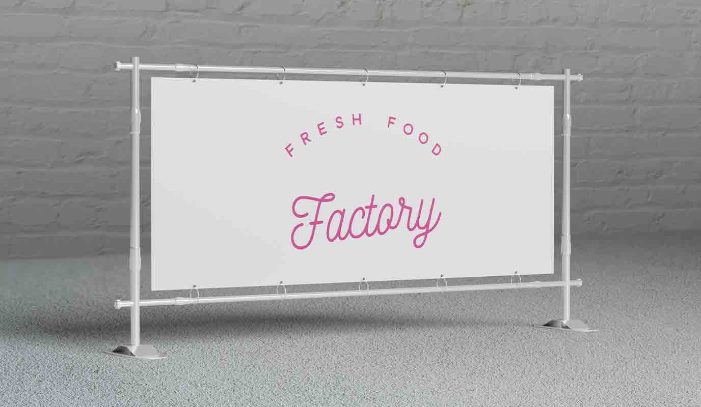 Bâche extérieur « Fresh Food Factory »