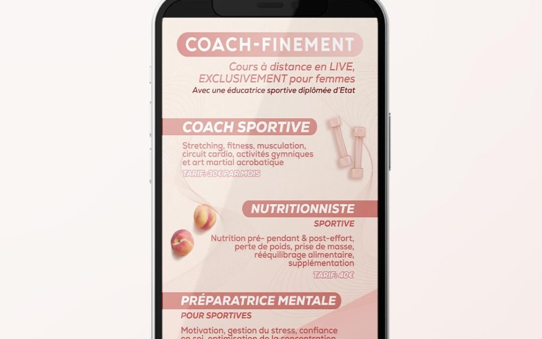 Flyer digital « Coach Finement »